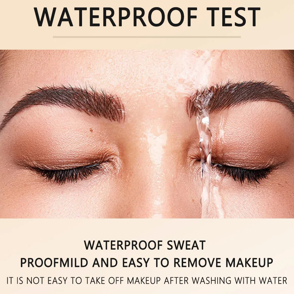 Crème anti-taches pour sourcils – Kit de teinture pour sourcils et cils – Imperméable, résistante à la transpiration – Maquillage naturel, coiffage et plaisir