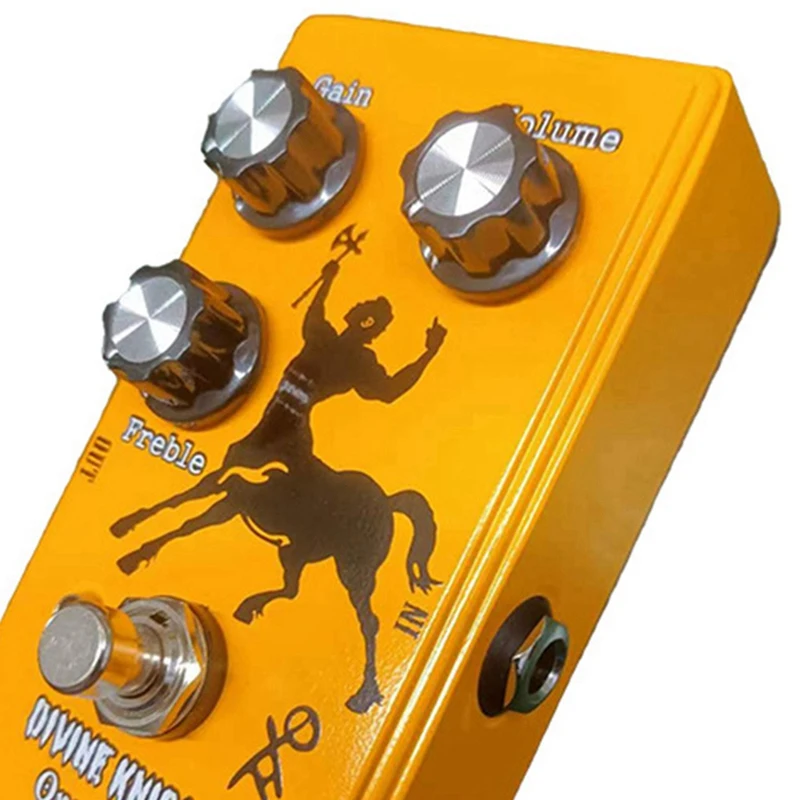 Guitar Effect Divine Knight Overdrive Pedal With Gain,Volume And Freble Button,Horse Drive Effect Pedal,Guitar Pedal