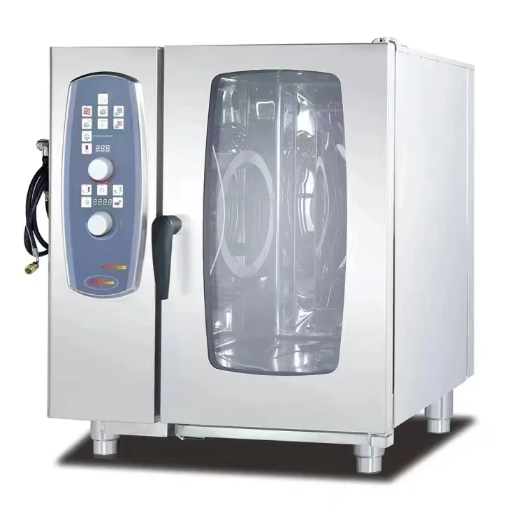 Commercial Automatic 10 Layers Combi Steamer Oven Combination Electric Oven Multifunctional Combi Oven Price