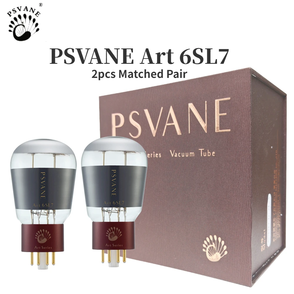 Art 6SL7 PSVANE mejora de tubo de vacío 6N9P 6H9C 6SL7 6SL7GT 5691 E6SL7 ECC35 válvula de Audio HIFI Kit amplificador de tubo electrónico DIY