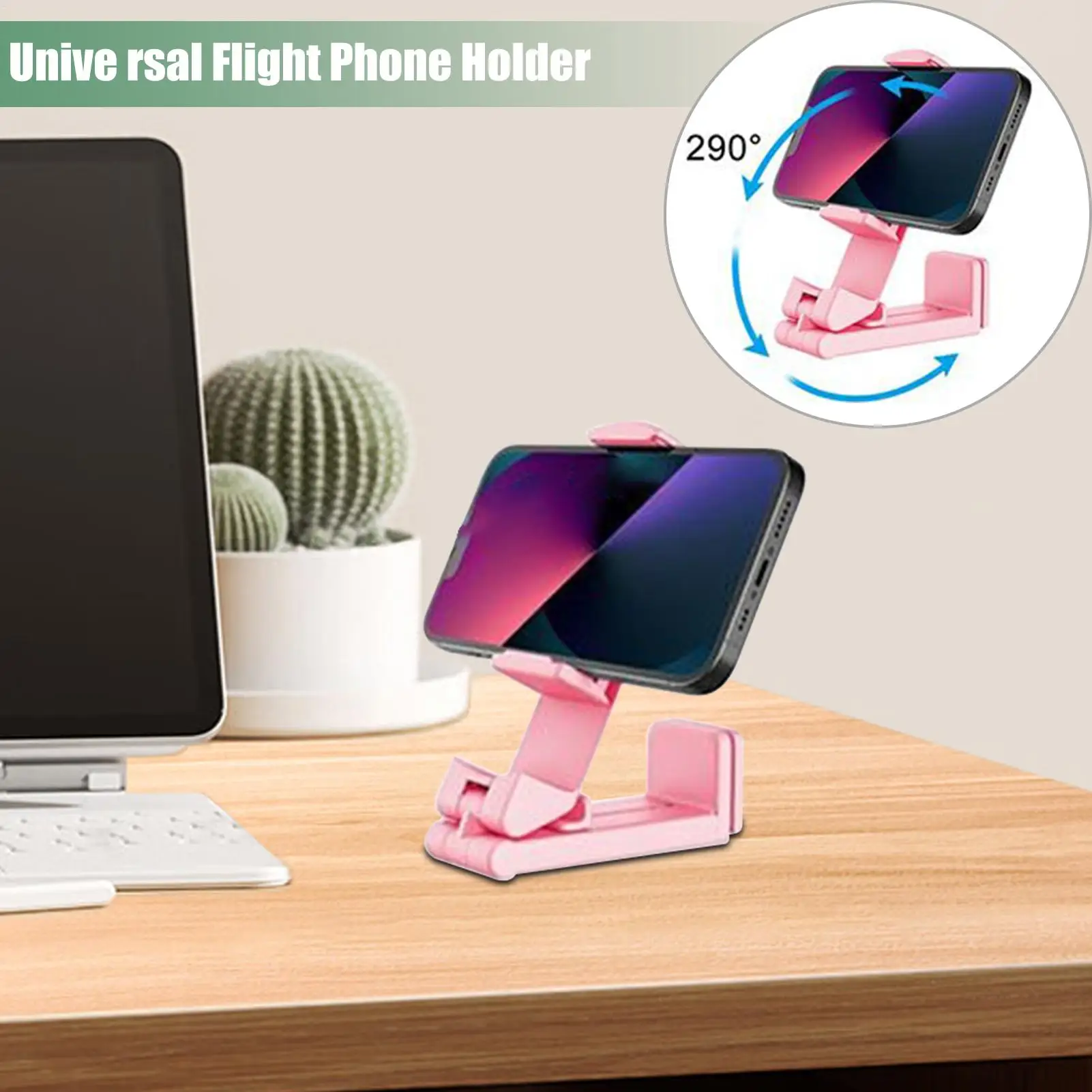 Держатель для телефона в самолете, регулируемая дорожная подставка для телефона для летающего складного регулируемого крепления, портативное сиденье на спинке мобильного телефона