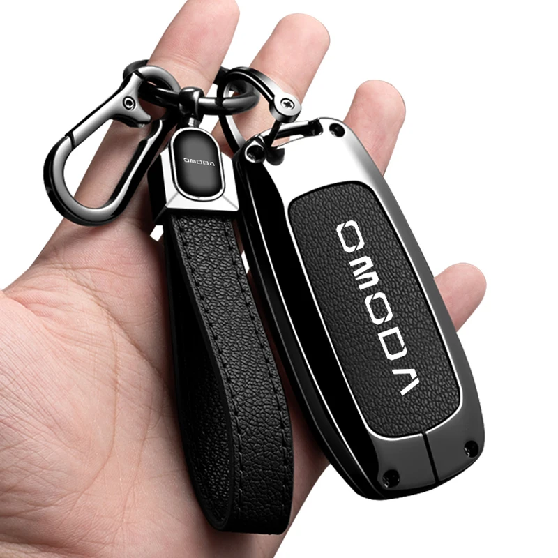 Zinc Alloy Car Key Case for Chery Omoda C7 7 SHS Phev 2025 2026 Accessories Keychain Remote Decoration Cover Shell Housing Holde