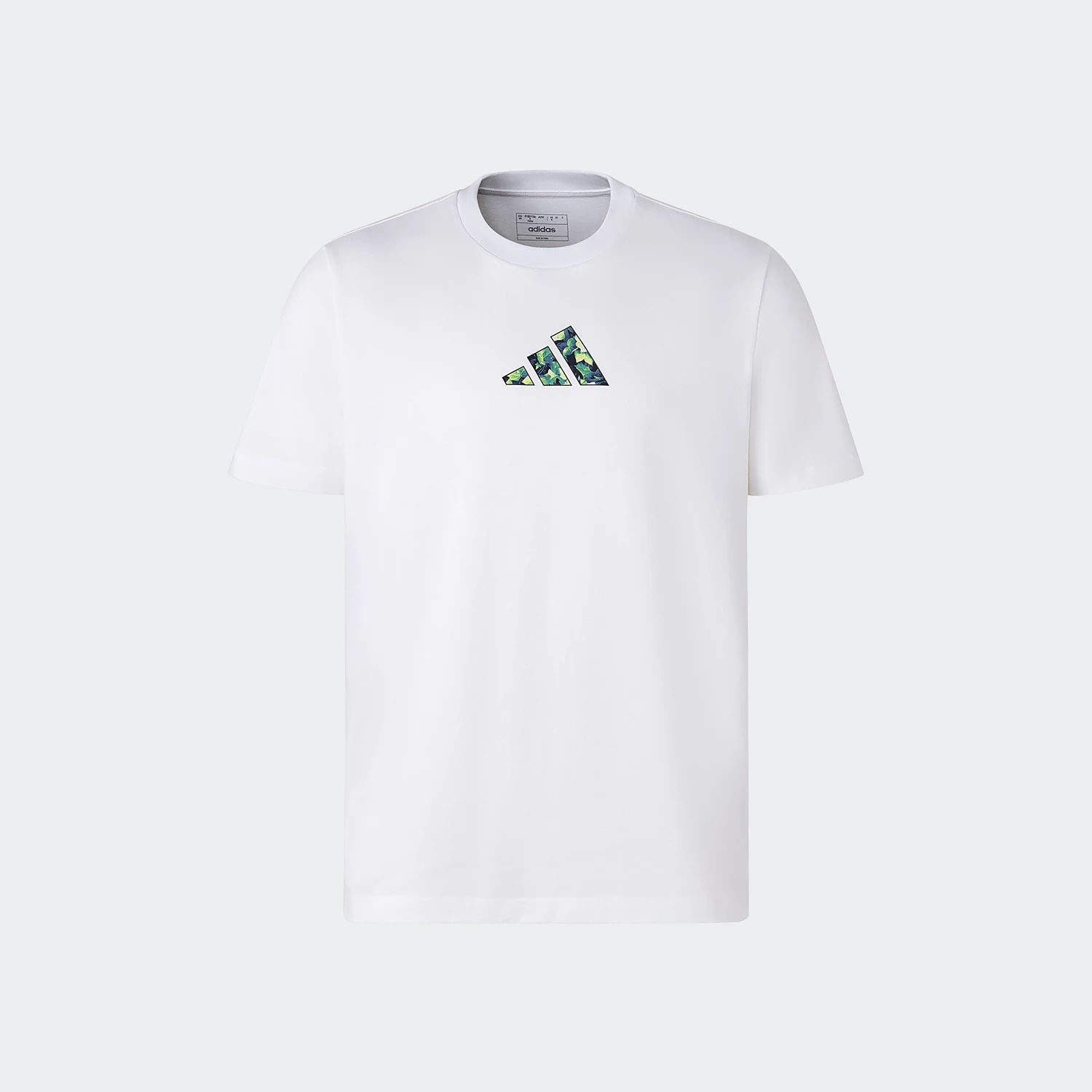 أديداس حقيقية كرة السلة للرجال التدريب الرياضي عارضة جولة الرقبة قصيرة الأكمام تي شيرت JH1219