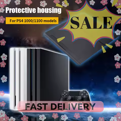Replacement Faceplate Cover For PS4 SLIM/PS4 Pro Game Console Plastic Front Bottom Shell Protector Game Machines Housing Shell