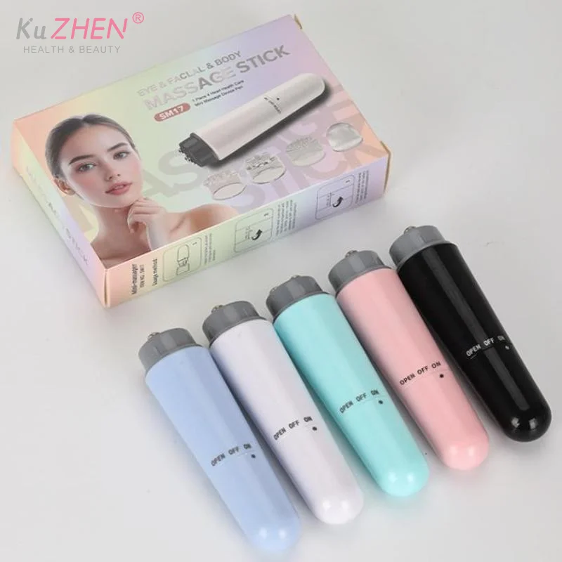 4 In 1 Electric Facial Massager Micro Vibration Eye Beauty Instrument For Relax Eye Dark Circles Eye Bags Puffiness Eye Massage
