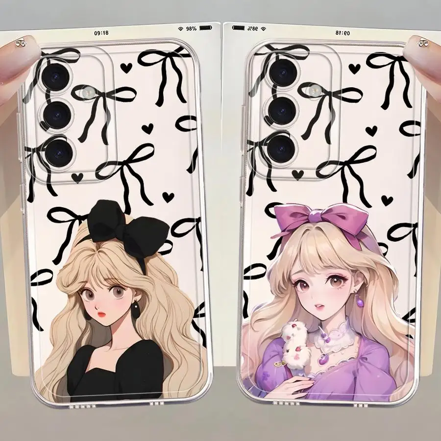 Cartoon Girl Bow Ph…