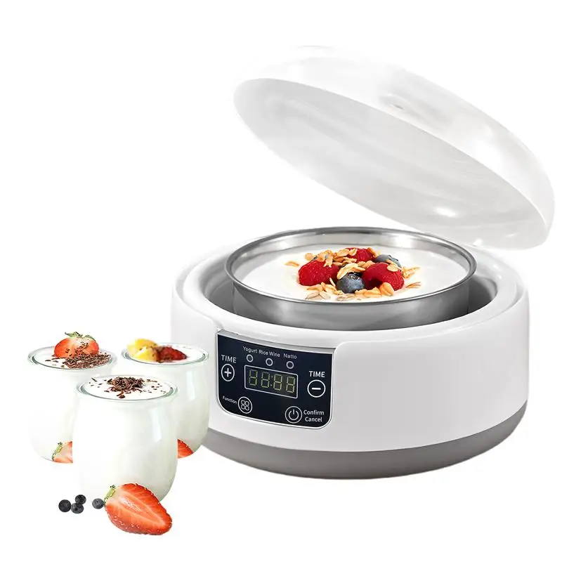 

Yogurt Maker Machine with Jars,Adjustable Temperature Control,Cuisine,Promote Gut Health with Ultimate Probiotic Homemade Yogurt
