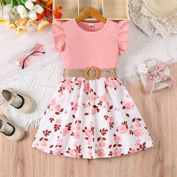 Girls Floral Summer Dress 1