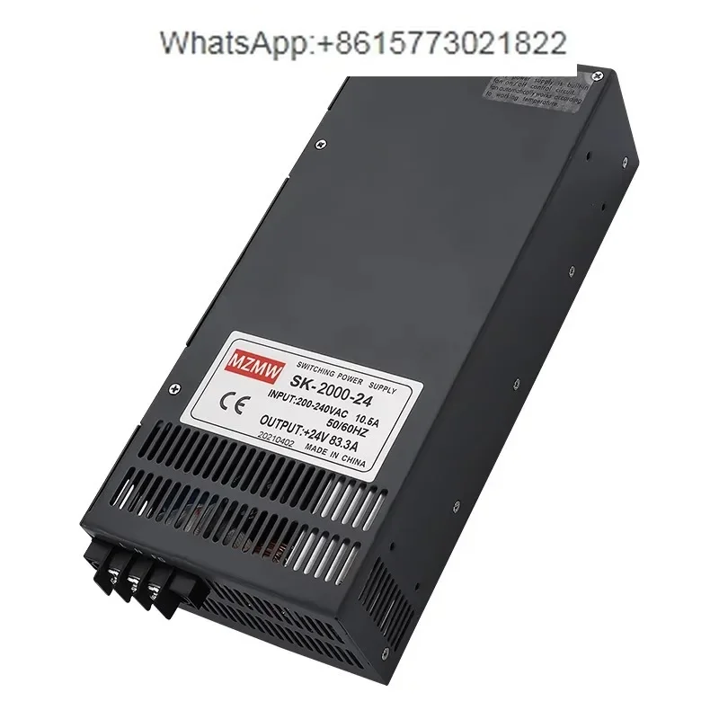 2000W switching power supply 24V12V36V60V72V0-110 volt 100a adjustable 220 to 48V DC 2 kW