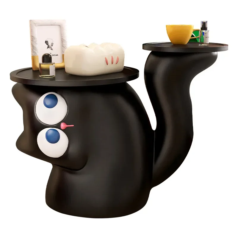 

Cute kitten cat floor ornament, TV cabinet sofa, decorative creative cartoon coffee table