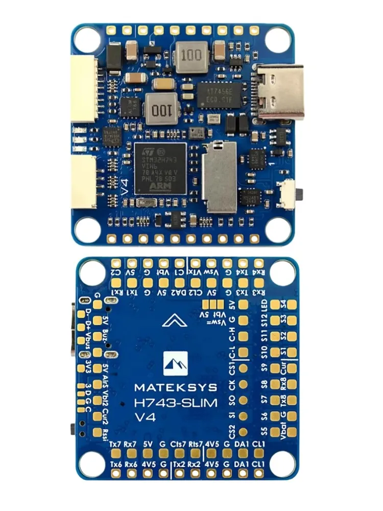 Matek Mateksys H743 SLIM V4 Flight Controller met ingebouwde OSD MicroSD voor FPV RC Drone Multicopter Model - afbeelding 2