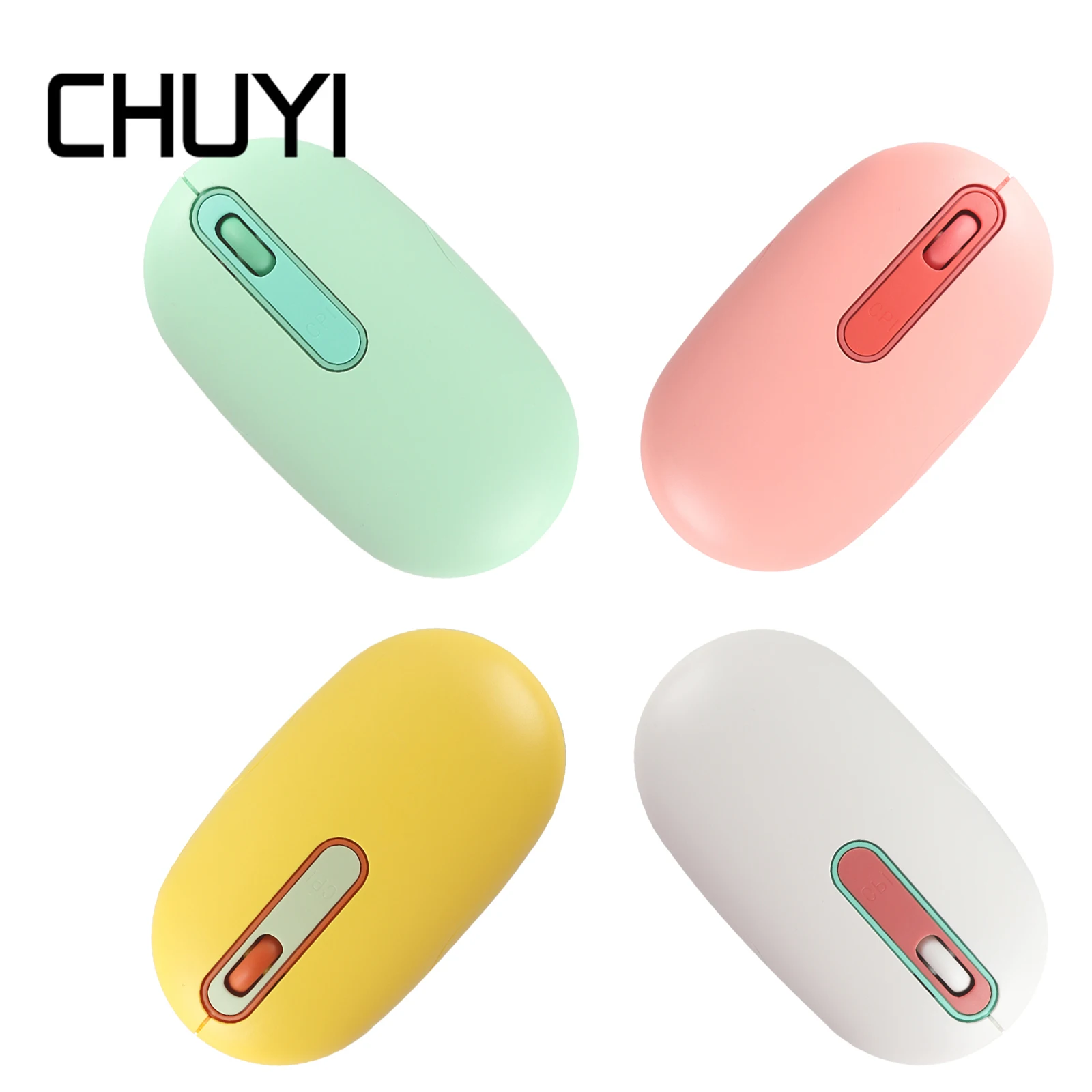 

Wireless 2.4G Cute Mouse Rechargeable Silent Computer Mause 1600 DPI Optical USB 4 Buttons Girl Gift Portable Mice For PC Laptop