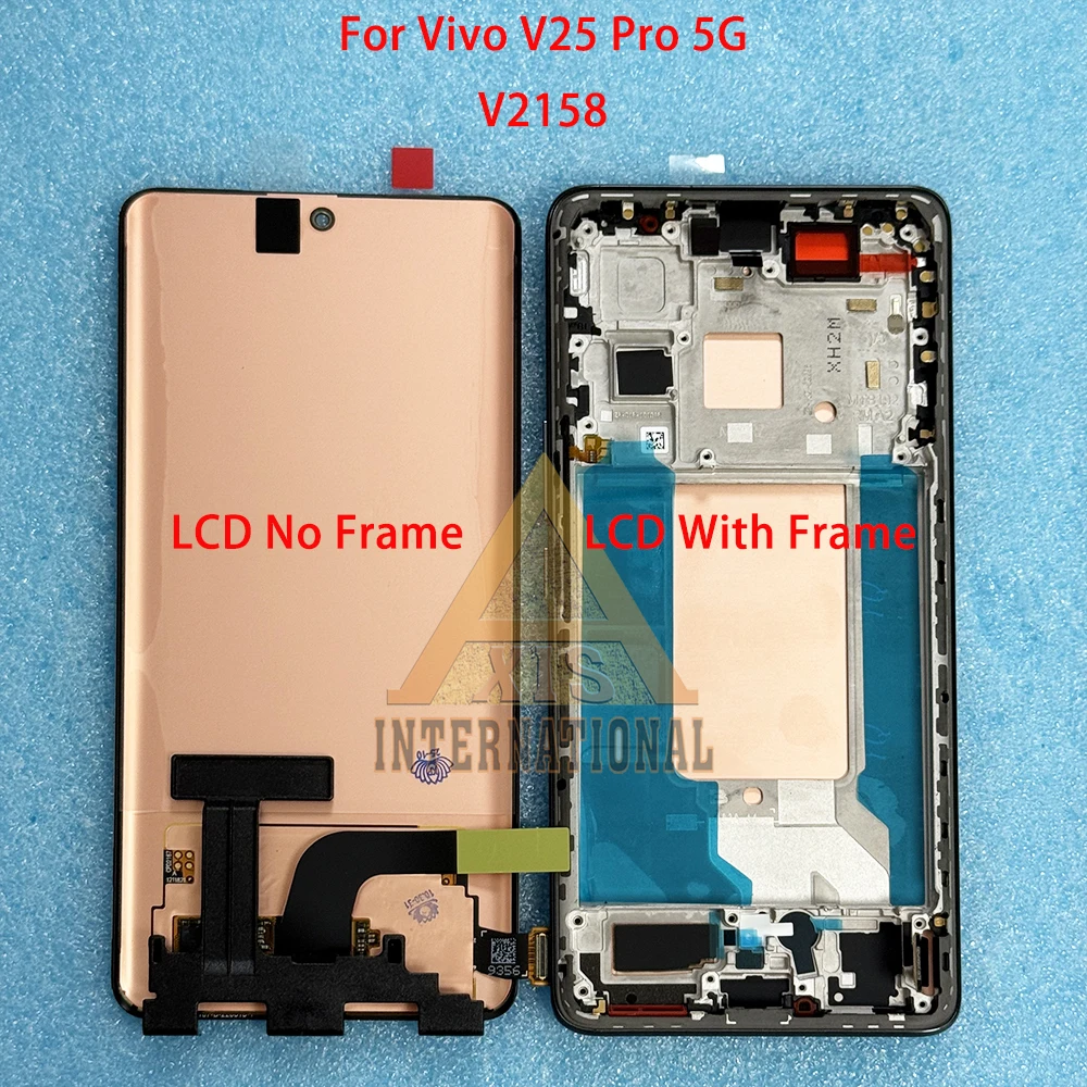 656-amoled-original-pour-vivo-v25-pro-5g-v2158-cadre-d'affichage-644-pour-vivo-v25e-v2201-v25-5g-v2202-lcd-cadre-tactile