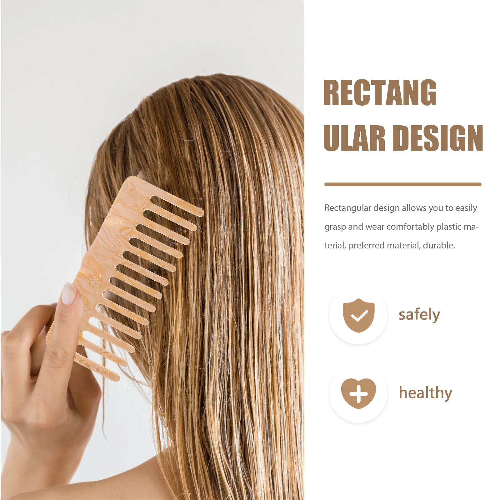 

2 шт. антистатические расчески для волос с широкими зубьями для укладки домашнего салона, расческа для волос разных цветов, расческа для стрижки