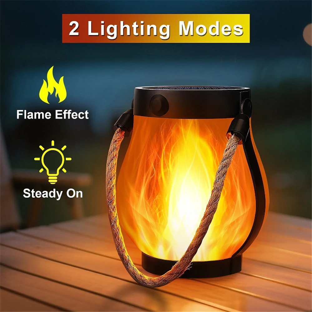 Lighting Decor Sunrise - Lampa solarna 22 LED imitująca płomień,