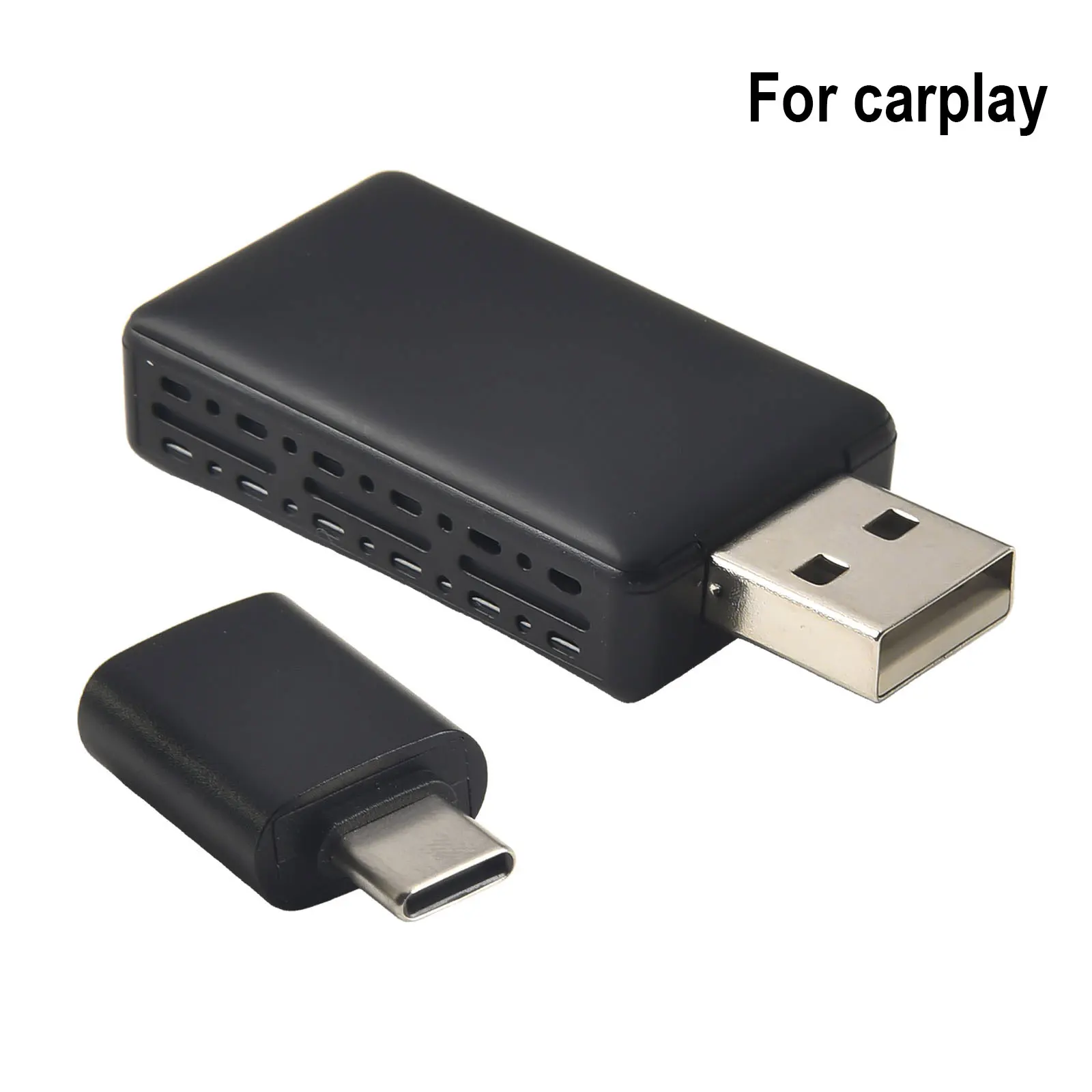 

Auto Wireless Adapter Wired To USB Dongle Wireless For Android Plastic 12V Adapter Applicable Black High Quality