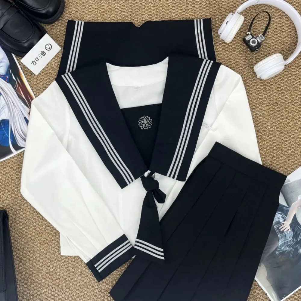 japanese-academy-white-black-collar-sailor-jk-school-uniform-two-piece-setoutfit-for-campus-daily-graduation-wear-anime-cosplay