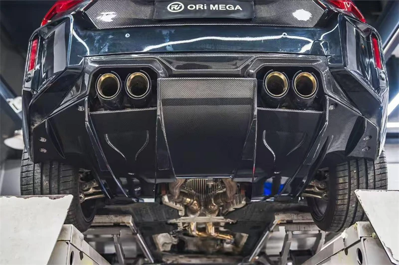 ل BMW G87 M2 2019 2020 2021 2022 2023 2024 ReaI ألياف الكربون الجافة الوفير الخلفي الشفة المفسد عدة