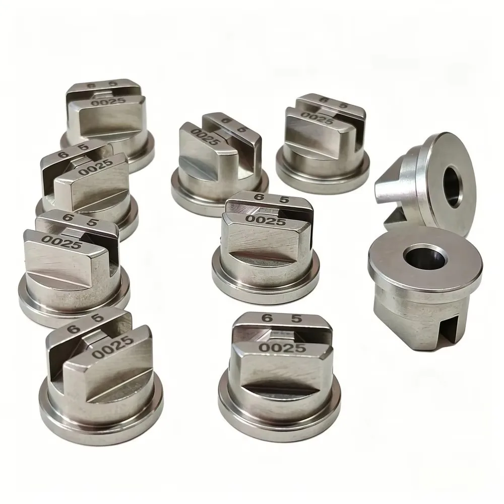 5/10PCS Flat Fan‑Shape 304 Stainless Steel Nozzle,Car & Equipment Washing 650025 500017 950033 150067 Spray Head
