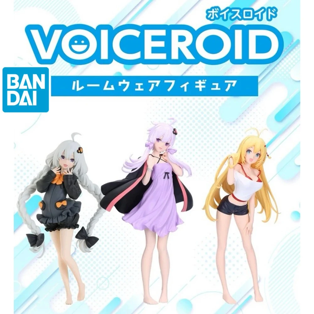 Bandai Officially Licensed VOICEROID Yuzuki Yukari Kizuna Akari Maki Stringmaki Anime action figure Model Toys ornament gifts