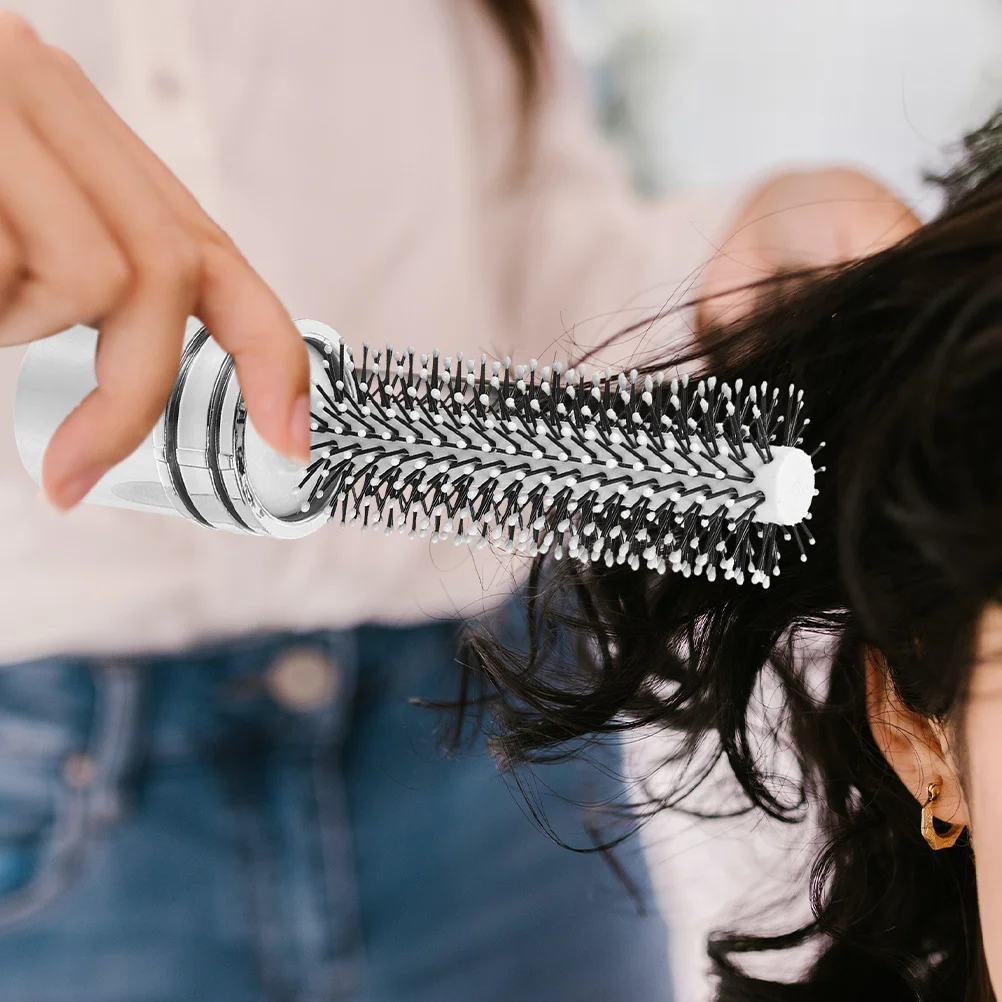 

2Pcs Blow Drying Hair Brush Portable Roll Up Hairbrush for Women Men Lightweight Detangler with Scalp Massage for Salon Home