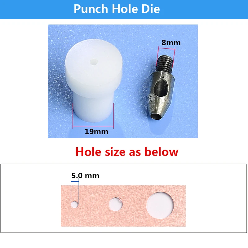 5-30mm Metal Punch Hole Eyelet Dies for Hand Punch Press Eyelets Tool for Thick Cloth Leathercraft Curtain Sewing Accessories