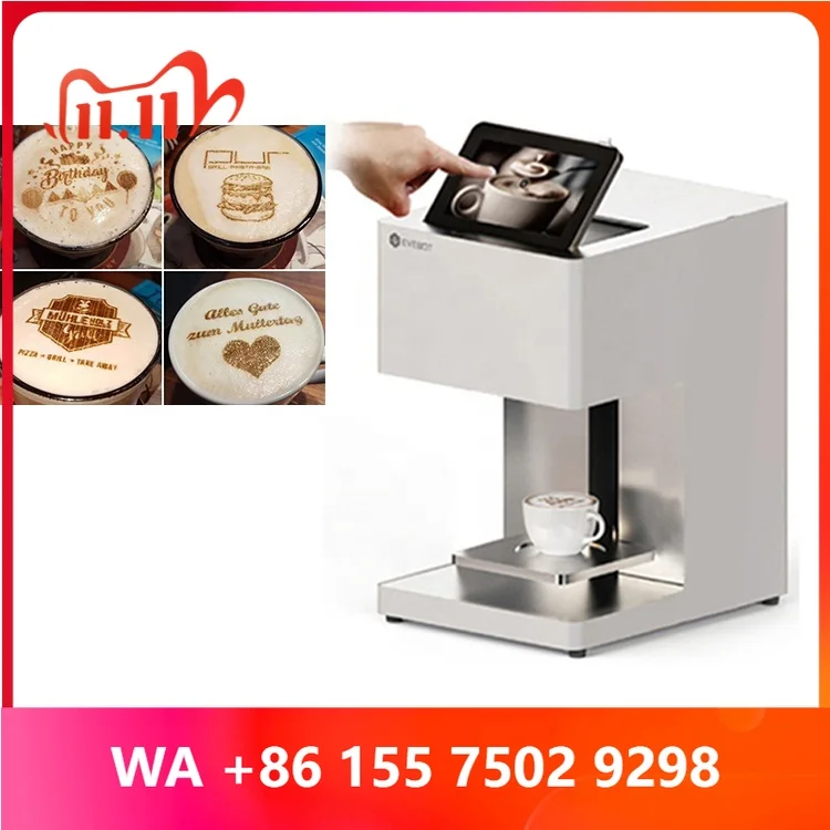 Professional SUS Body Selfie Coffee Fa Printer Multi-System Platform Food Photo Coffee Latte Printing Coffee hine