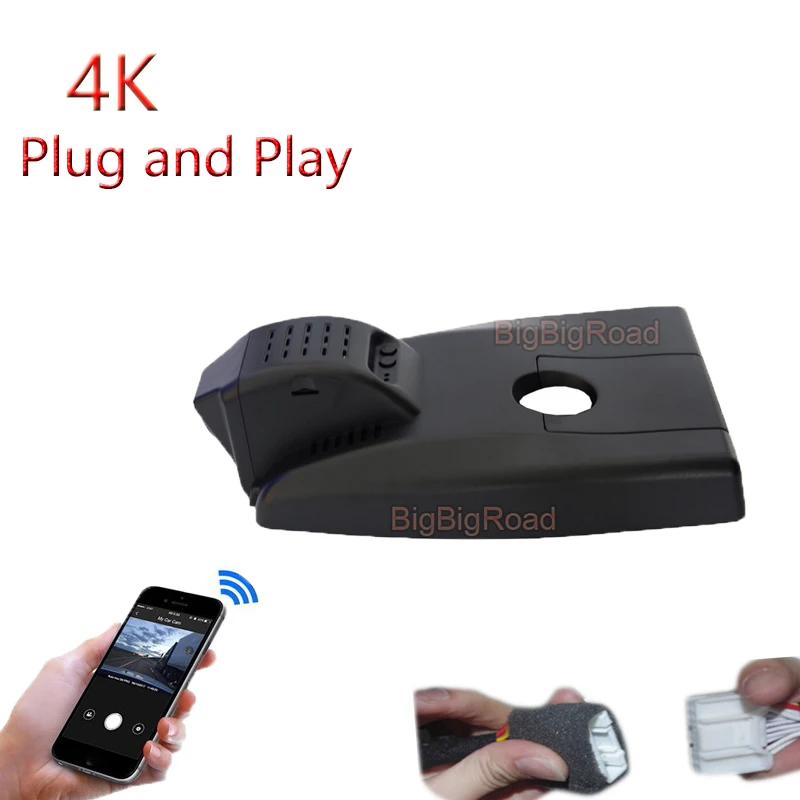 For Toyota Avalon 2018 2019 2020 2021 Car Video Recorder Wifi DVR Dash Cam Camera FHD 2160P Wide Angle