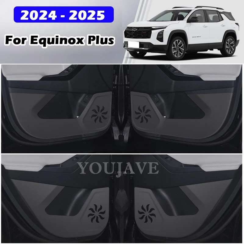 For Chevrolet Equinox PLUS 20117-2023 2024 2025 Car Door Anti Kick Pad Glove Box Protection Sticker Anti-dirty Decor Accessories view 2