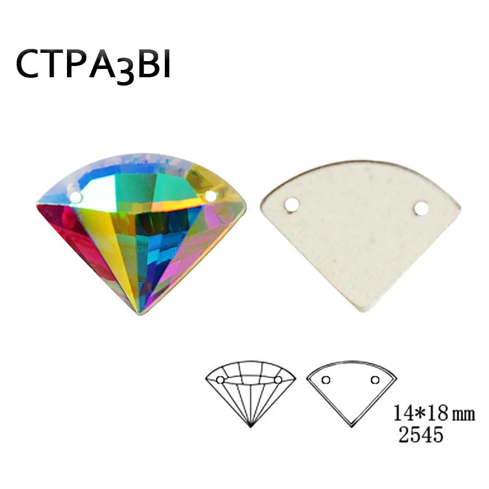 

Стразы HISwaro Glass Sew On Rhinestones Fan Crystal AB для пришивания, кристаллы для шитья, камни для одежды, рукоделия, ювелирных изделий и аксессуаров