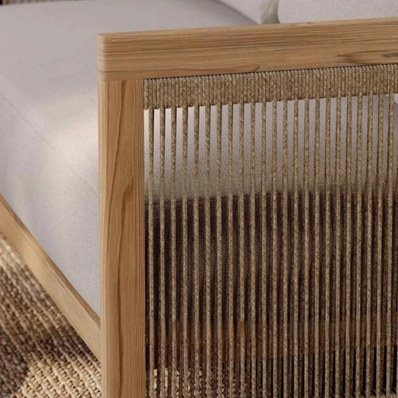 Homestay living room with the modern garden sofa