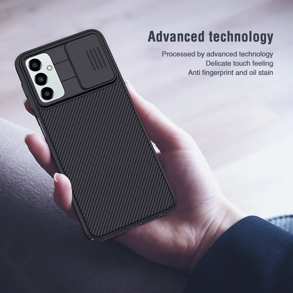 NILLKIN-funda con protección para cámara, carcasa mate para Samsung Galaxy A33 5G, CamShield