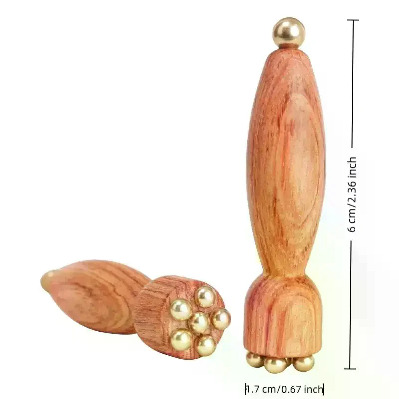 Brass Lotus Eye Massage Stick Facial Gua Sha Tool Handheld Tool For Eye Relaxation And Meridian Acupressure Massage