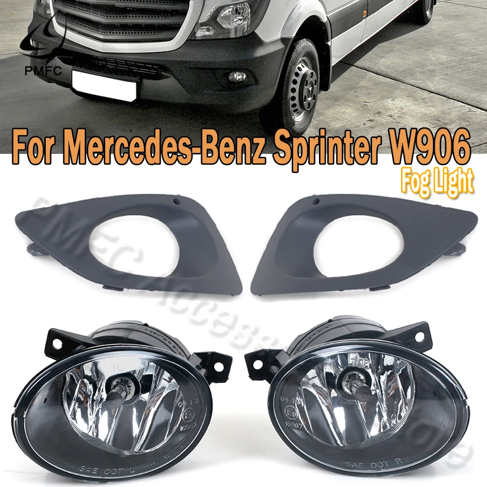 

PMFC With Cover 1Set New Left Right Front Fog Light Foglamps For Mercedes-Benz Sprinter W906 9068203861 9068203961 car-styling