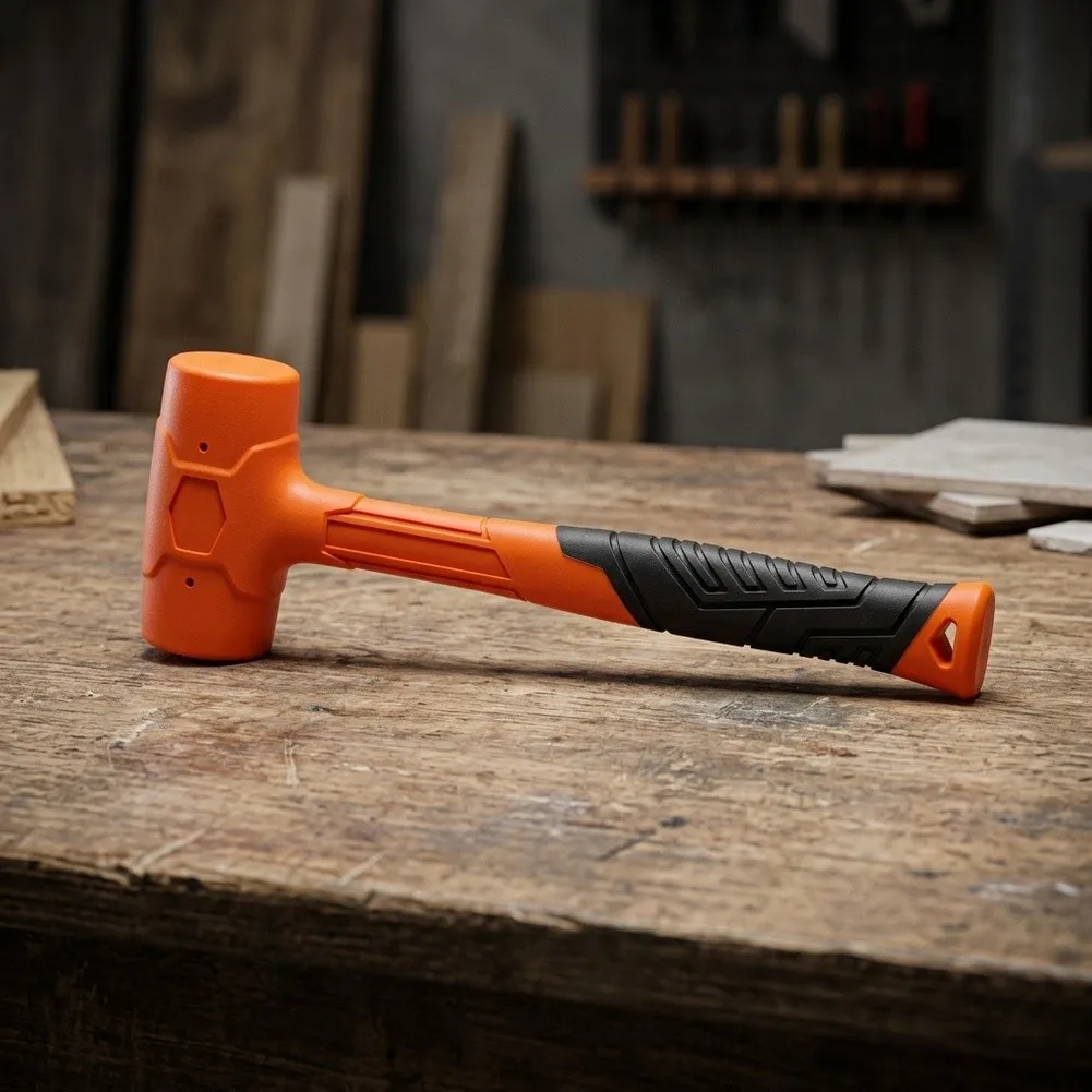 Dead Blow Hammer Constructed from Solid Molded PVC Rubber for Long-Term Reliability in High-Impact Environments