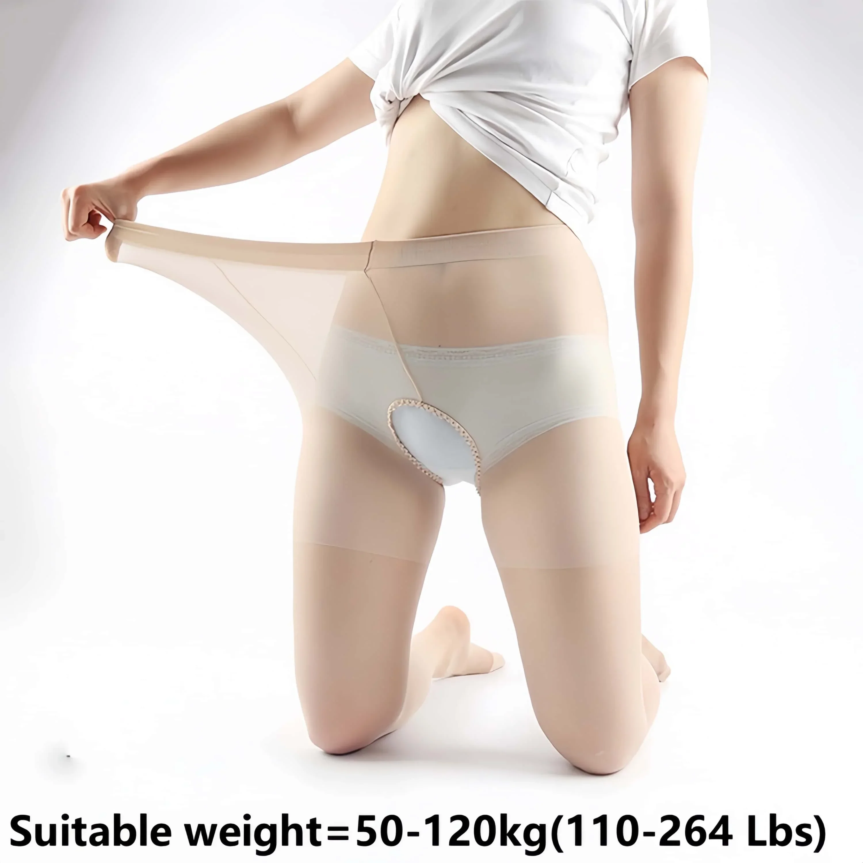 Plus Size Sexy Sheer Pantyhose Women Slimming body Shaping High Elastic black Stockings white Tights woman 3XL