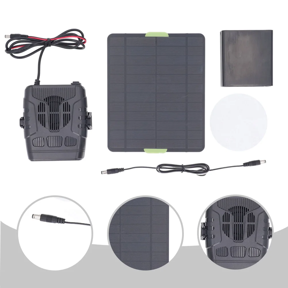 30W Solar Panel Heater And Charger Portable Winter Warmth For Cars And Pet House Portable Heating Solution Car Accessories