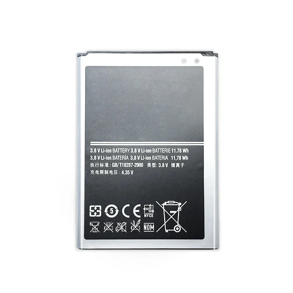 Battery For Samsung Galaxy Note 2, EB595675LU, 3100Mah, N7108, N7108D, N7105, N7100, N7102, N719, T889, I605