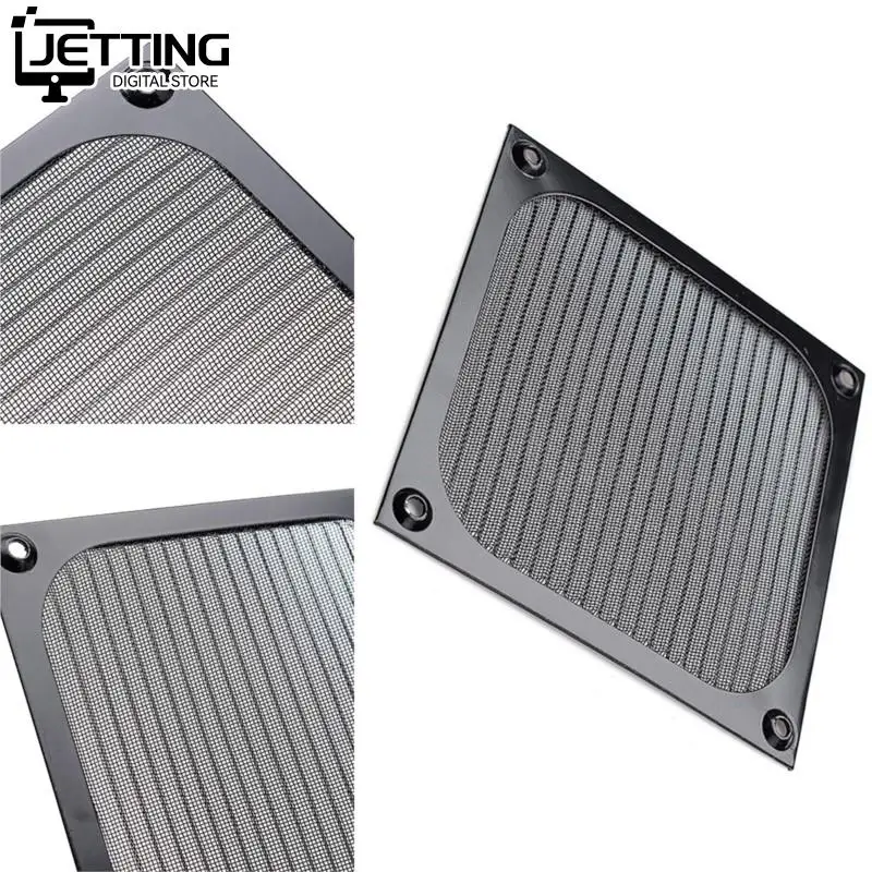 120mm PC Computer Fan Kühlung Staubdicht Staub Filter Fall Aluminium Grill Schutz