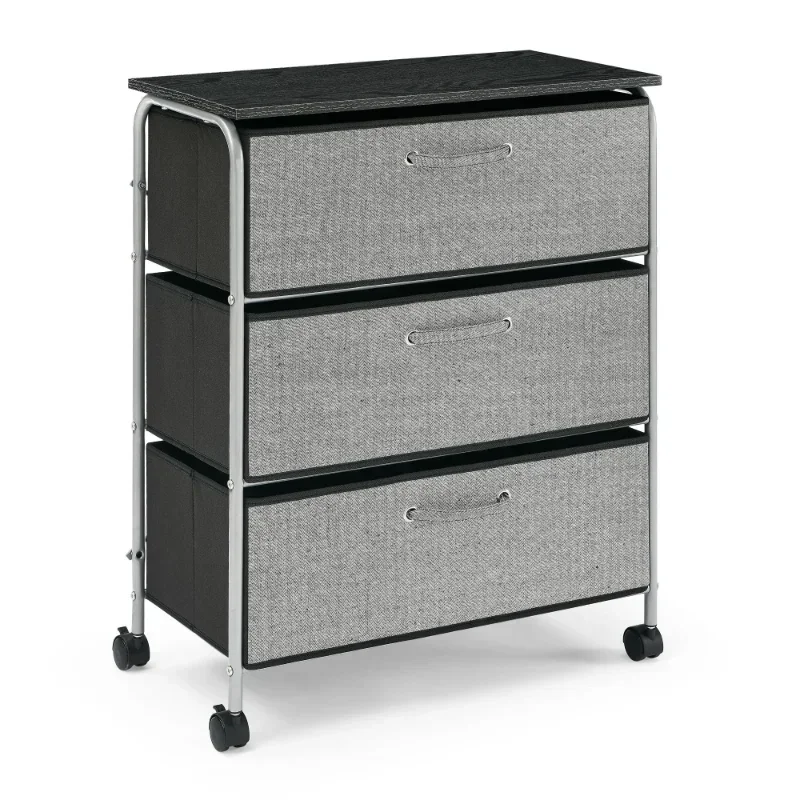 3 4 5 Drawer Tower Vertical Fabric Dresser Tower Shelves Organizer For Bedroom Closet Entryway Hallway Room Office Storage