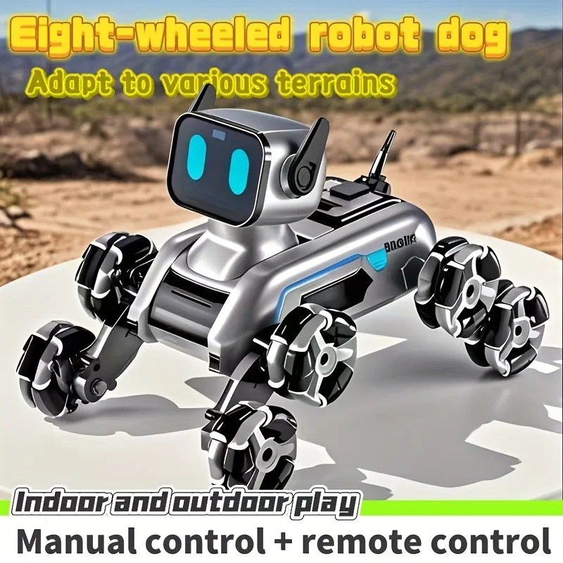

8wheeled robot dog limb flexibly adapt to all kinds of terrain indoor and outdoor entertainment toys birthday and Christmas gift