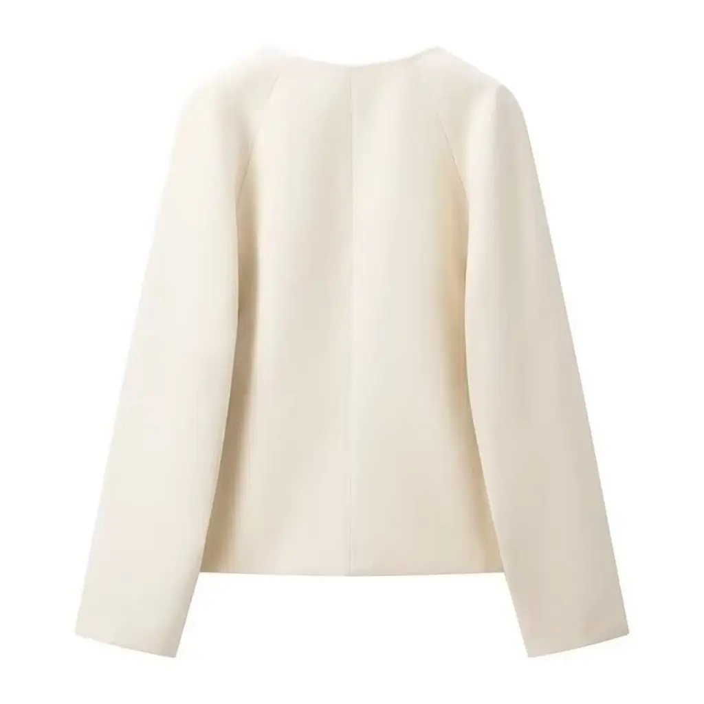 

Women's Street Fashion PU Leather Coat Autumn Winter Long Sleeve Stitching Detail European American Style New Arrivals