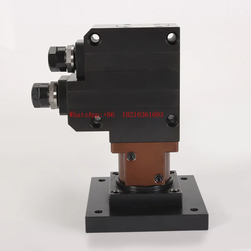 Limited Offer ER16/25/32 Milling CNC Composite Power Head, Two Axis Long And Short Head Side Mounted Machine Tool Accessories
