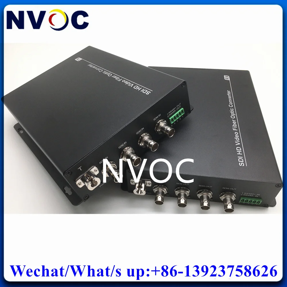 

4CHDSDI Video Optic Transceiver With 1Ch Data ,4Ch 1080P HD-SDI 30Hz Over One LC/FC/ST 20KM Fiber Conveter With Clock Recovery