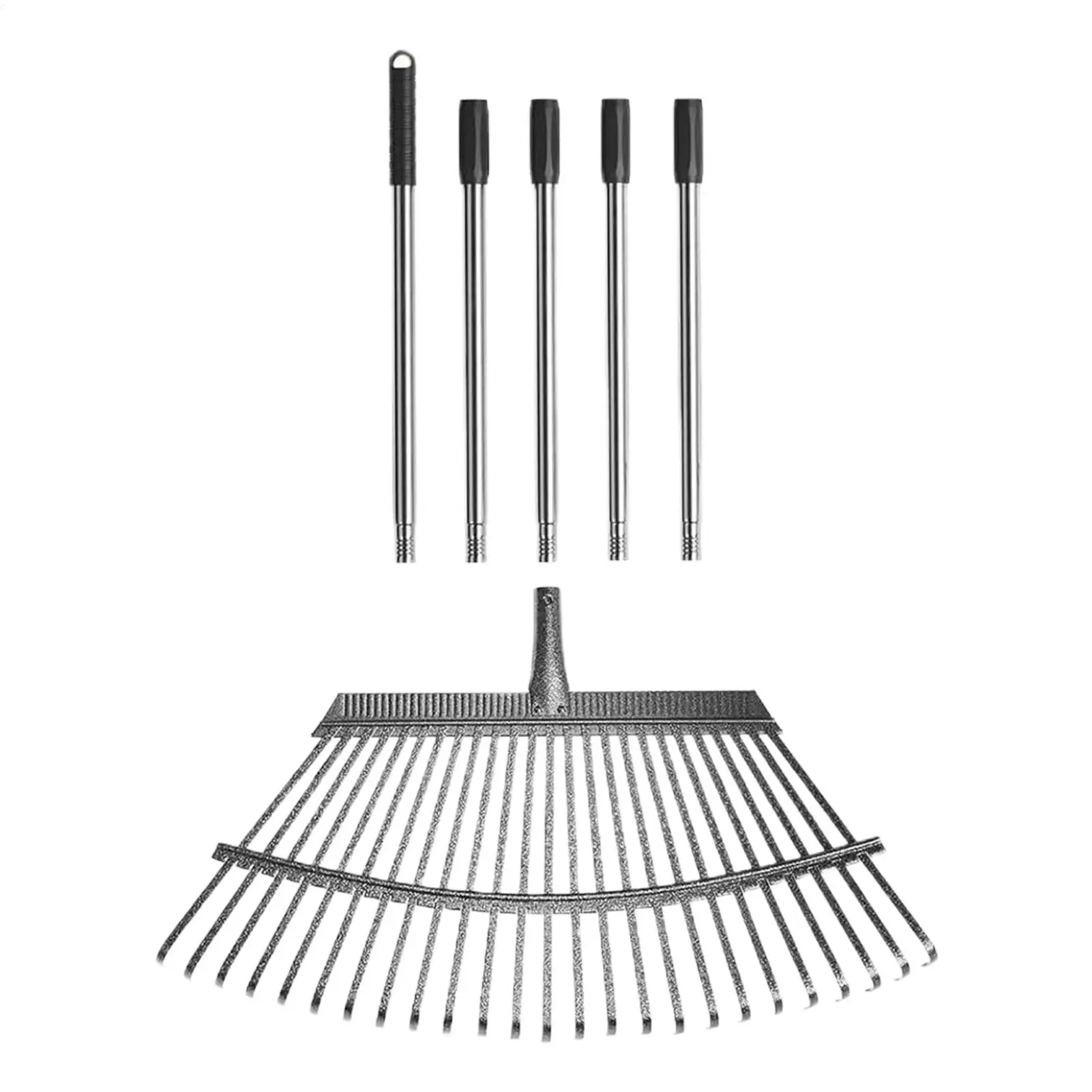 rake-for-leaves-24-tine-cleaning-long-handle-hand-tools-outdoor-leaves-rake-for-garden-for-outdoor-farm-patio-field-gardening
