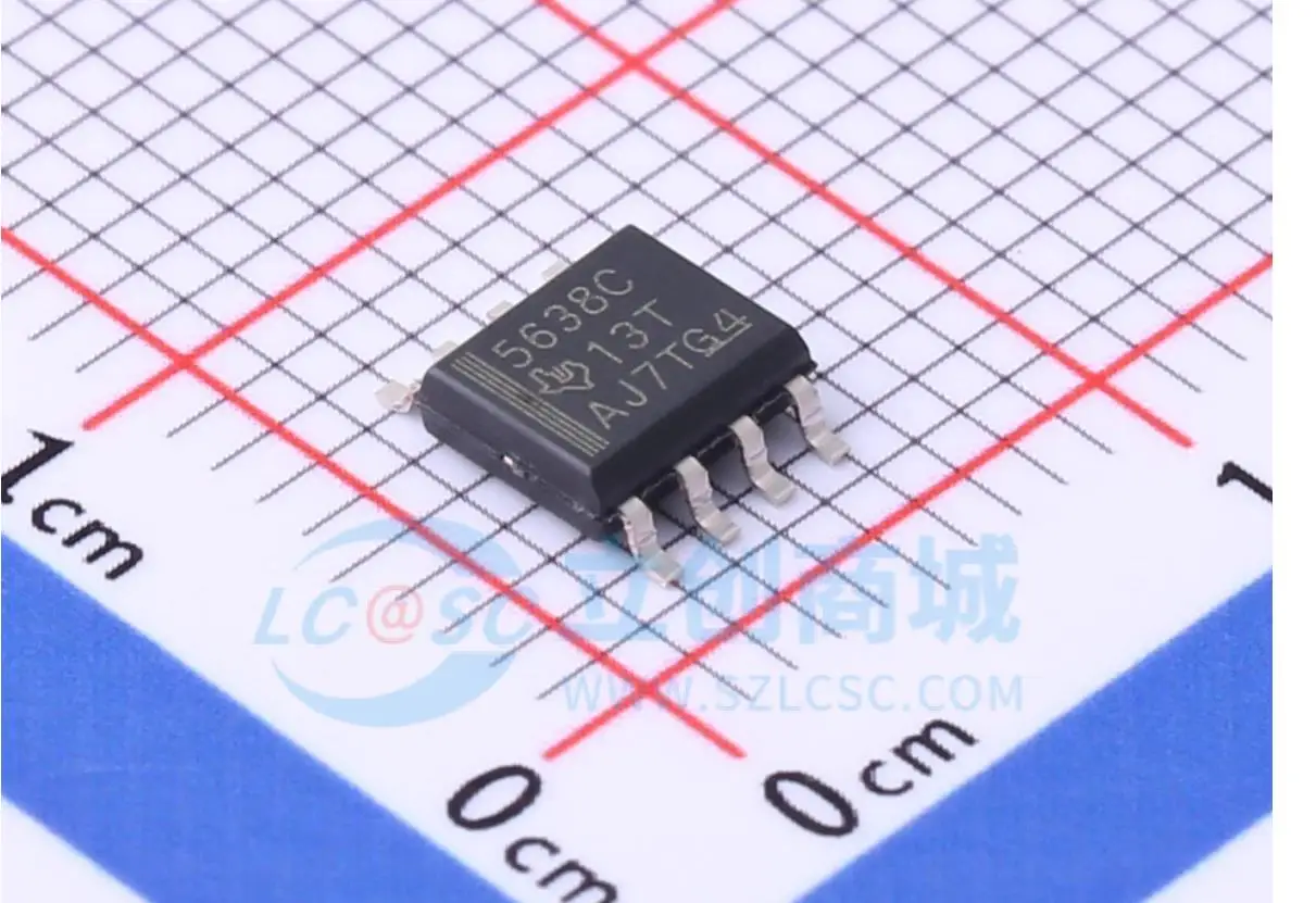 2PCS  TLV5638CDR Brand: TI (Texas Instruments) Encapsulation: SOIC-8 Brand new original genuine product