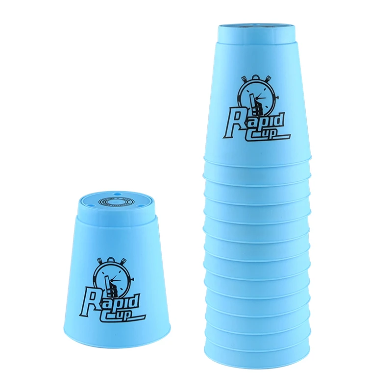 Four Colours Quick Stacks Cups Speed Cup Stacking Game Training Fast Reaction Sports Training Game Antistress Toy for Children