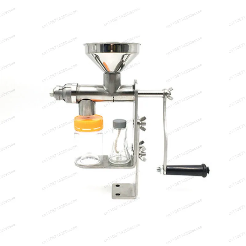 Hand-Cranked Small Oil Press for Sesame, Peanut, Rapeseed, Soybean