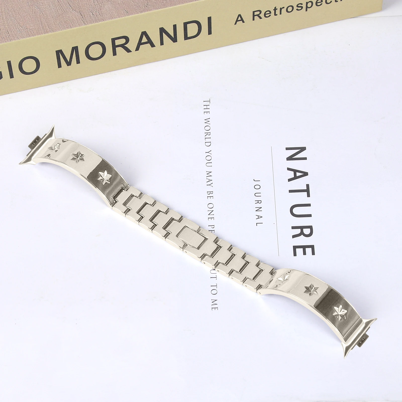 Metal Strap for XiaoMi Band 8 Pro Bracelet for Xiaomi Mi Band 8 Pro Wristband Mi Band 8 Pro Stainless Steel Strap Accessories