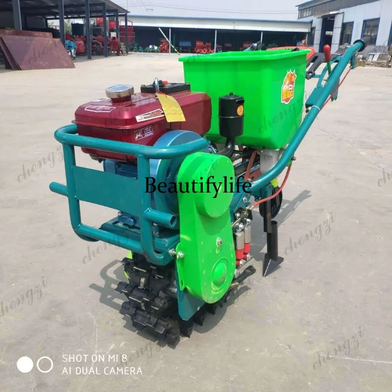 81Agricultural Small Multifunctional Hand-Supported Muller and Seeder, Greenhouse Orchard Soil Loosening and Fertilizing Machine